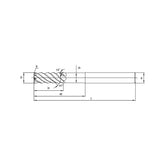 Solid carbide milling Torus mill High-performance machining TM-7RP - Makotools Industrial Supply Tools for Metal Cutting